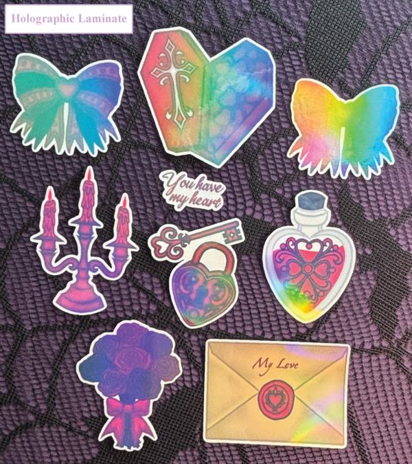 haunted romance sticker bundle