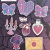 haunted romance sticker bundle