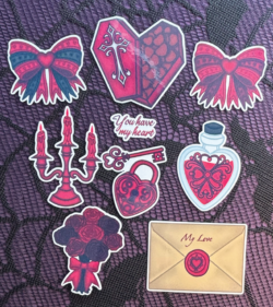 haunted romance sticker bundle haunted romance sticker bundle