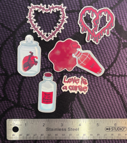 anti love sticker bundle