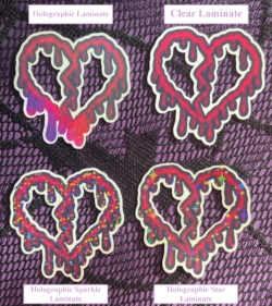 bleeding heart sticker