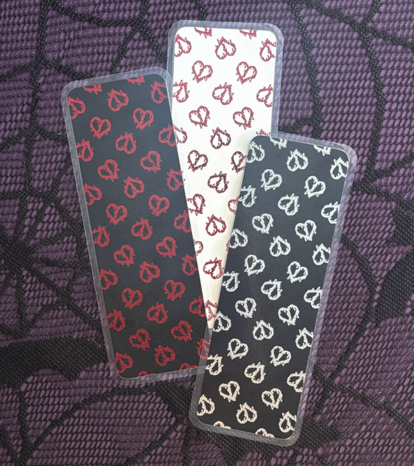 bleeding hearts bookmark