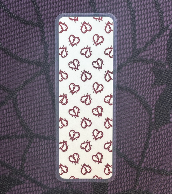 bleeding hearts bookmark