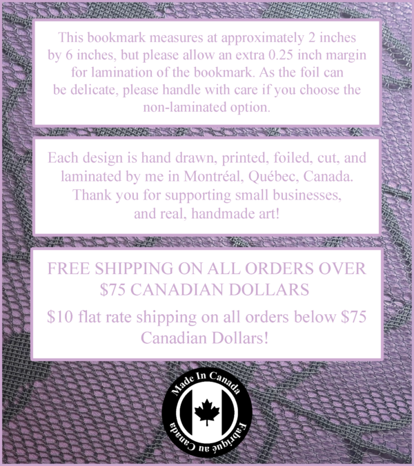 bleeding hearts bookmark