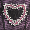 barbed wire heart sticker