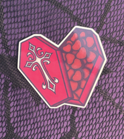 coffin sticker coffin sticker