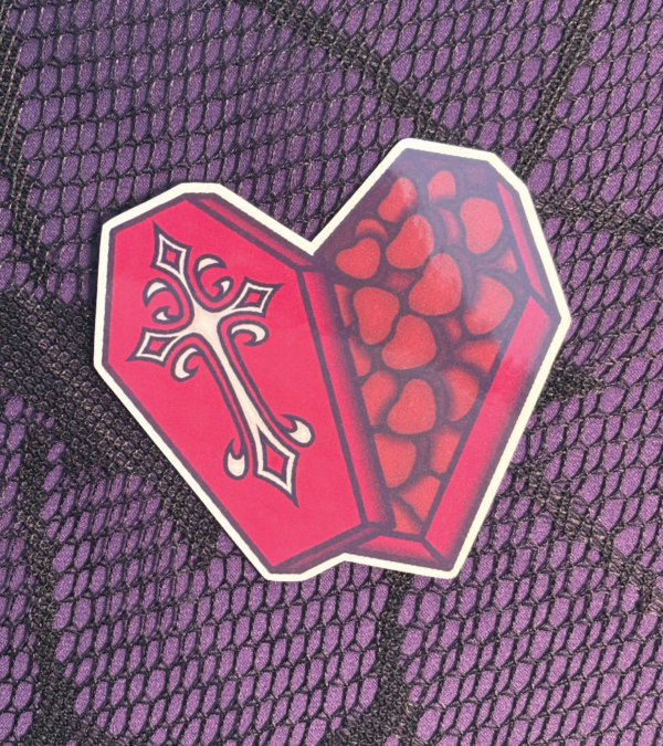 coffin sticker coffin sticker