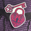 heart lock & key sticker