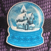 winter snow globe sticker