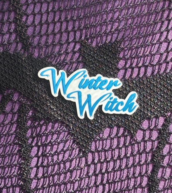 winter witch sticker
