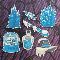 winter witch sticker bundle winter witch sticker bundle
