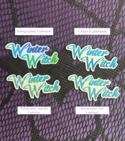 winter witch sticker