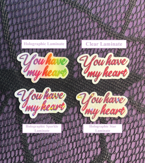 "you have my heart" sticker "you have my heart" sticker